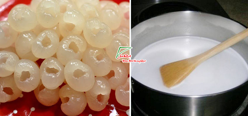 Chuẩn bị nguy&ecirc;n liệu nấu ch&egrave;
